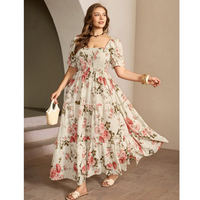 Robe longue plissée personnalisée pour femme, style décontracté d'été, coupe trapèze à volants, 100 % rayonne viscose, robe de plage maxi