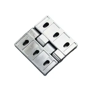 SK2-003-1 Industrial Grade Ultra Freezer Cabinet Hinge Stainless Steel With Zinc Alloy Polished Finish Kitchen Use Box Packing