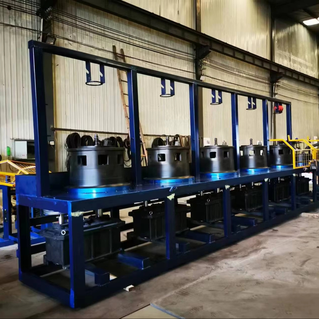 High Efficiency Automatic Straight Iron Wire Drawing Machine New Condition Core Motor PLC Engine for Construction Factory Use