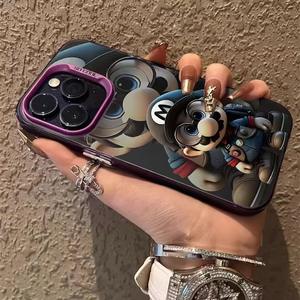 Coque de téléphone rigide en argent avec motif <span class=keywords><strong>Mario</strong></span> pour iPhone Xs X Xr Xsmax 11 12 13 14 15 16 17pro Max 16e - Product Image 6