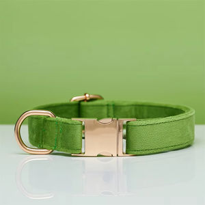 Luxury Soft Velvet & Plush Dog <b>Collar</b> <b>and</b> <b>Leash</b> Set Modern Style with LED Lights for <b>Puppy</b> <b>and</b> Small Dogs New Design - Product Image 3