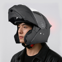 Casques de moto Open Face personnalisés AD certifiés DOT ABS double visière feux arrière de sécurité toutes saisons garantie 1 an