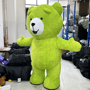 Costume de mascotte gonflable géant <span class=keywords><strong>pas</strong></span> <span class=keywords><strong>cher</strong></span> CE unisexe pour <span class=keywords><strong>adulte</strong></span>, personnalisable, coloré, en peluche, personnage de dessin animé, <span class=keywords><strong>ours</strong></span> en peluche, à vendre - Product Image 3