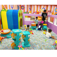 Peralatan bermain anak-anak Macaroon kustom permainan labirin peralatan main dalam ruangan lembut peralatan bermain anak dalam ruangan besar