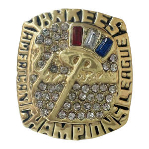 Bague <span class=keywords><strong>de</strong></span> championnat MLB 2003 <span class=keywords><strong>New</strong></span> <span class=keywords><strong>York</strong></span> Yankees en alliage avec pierres précieuses, cristaux et strass, bijoux classiques à la mode, vente en gros - Product Image 2