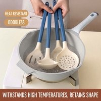 Ensemble d'ustensiles de cuisine en silicone pour usage domestique, cuisson et pâtisserie, gadgets et outils de cuisine