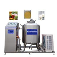 Machine de pasteurisation automatique, mini pasteurisateur pour réservoir de lait de 500 litres avec réservoir de refroidissement, prix