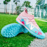 Chaussures de football/soccer personnalisées avec logo, printemps, été, automne, hiver, antidérapantes, pour sports de plein air, semelle intérieure CR7, nouvelle doublure en mesh pour futsal