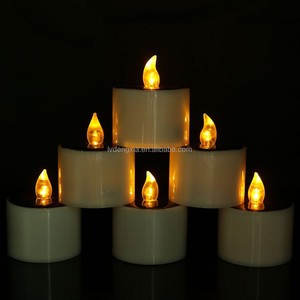 Petites bougies LED solaires à mèche en forme de balle, étanches, rechargeables, en plastique, pour festivals, mariages, maison - Product Image 4