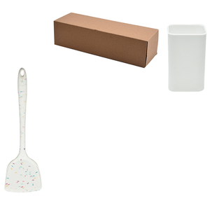 Ensemble de 8 spatules en silicone avec un design coloré à paillettes, souples, lavables au lave-vaisselle, résistantes aux hautes températures, ustensiles pour la cuisine - Product Image 1