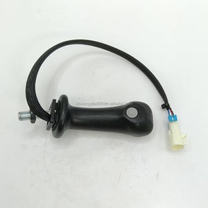 337 Right Joystick Handle Grip With Single Button 6 Pin <b>Plug</b> Skid Steer Control <b>Rubber</b> Grip Right Control Handle <b>Rubber</b> Grip337 - Product Image 4