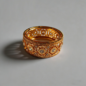 Anillo de compromiso romántico unisex de oro macizo chapado en oro de 10K/14K con diamante cultivado en laboratorio, certificado IGI, para aniversario. - Product Image 6