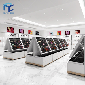 Hiện đại bằng gỗ cửa hàng bán lẻ Rack hiển thị cho nước hoa mỹ phẩm trang điểm <span class=keywords><strong>Showcase</strong></span> cho showroom sử dụng - Product Image 4