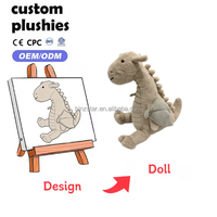 Peluche Dragon Mignonne, Douce et Moelleuse, Jouet en Peluche de Dessin Animé, Vente en Gros, Fabricant de Jouets en Peluche Personnalisés, Cadeau pour Enfants, Poupée Mascotte