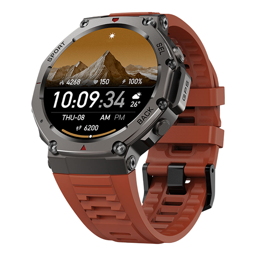 2026 DM58 Outdoor Sport Reloj Smartwatch 1.43 Inch AMOLED 50M Waterproof 500mAh Heart Rate Blood Oxygen Smart Watch for Men