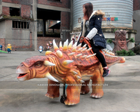 Manège de dinosaure animatronique, dragon chinois électrique grandeur nature, Kylin marchant, manège pour enfants à vendre