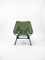 Tabouret pliant carré vert en maille fine, chaise de camping portable moderne en tissu Oxford avec cadre en aluminium pour l'extérieur
