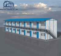 Maison conteneur modulaire préfabriquée en acier galvanisé ZN, avec panneaux sandwich isolés, pour hôtel, salon mobile ou dortoir.