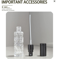 Flacon Décanteur de Parfum de 10 ml en Stock, Bouteille Vide Épaisse et Élégante pour Parfum
