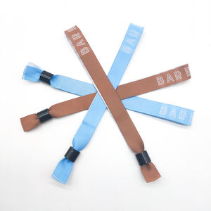 أساور قماشية مرنة مطبوعة بالتسامي مخصصة بالجملة بأسعار رخيصة للفعاليات بدون حد أدنى للطلب مع شعار مخصص - Product Image 1