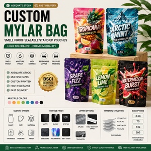 Bolsas de Mylar Personalizables con Diseño de Grafiti, Resistentes y con Impresión Personalizada para Chicles - Product Image 1