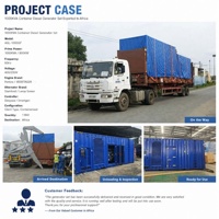 Groupe électrogène diesel refroidi par eau de 25 kVA à 3000 kVA, 50 Hz, 400 V, prix avantageux avec alternateur AC sans balais