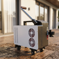 Machine de nettoyage au laser pulsé 200W 300W pour l'élimination des revêtements en bois, la restauration des pierres, des briques, des graffitis et des sites historiques