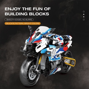 Bloques de Construcción de Motocicleta Juhang Zhen Brick M1000 99040, Modelo Ensamblable, Plástico ABS, Juguete DIY - Product Image 3