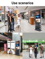 Kiosco Interactivo con Pantalla Táctil Android 4G de 49/55 Pulgadas para Interiores, Estación de Carga para Celulares con Casillero con Código PIN