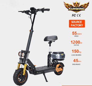 Scooter Eléctrico Todoterreno JLM S6 de Alto Rendimiento, 1200W, 11 Pulgadas, 48V, 20.8Ah, 55km/h, Plegable para Adultos, Carga de 150kg, Control por Aplicación - Product Image 1