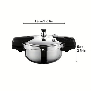 304 Stainless Steel Pressure Cooker with Fast Cooking &amp; Energy-<strong>Saving</strong> Features Eco-Friendly Safety Protection <strong>Function</strong> - Product Image 2