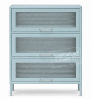 Meuble de rangement en acier moderne BETTER, design original, pour salon