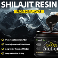 Acentiallabs Original Or Shilajit Complément Multi-Minéraux Acide Fulvique Résine de Shilajit Pure Himalaya pour le Soutien Immunitaire