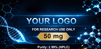 Étiquettes holographiques autocollantes imperméables pour flacons, impression d'étiquettes pour l'emballage pharmaceutique