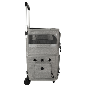 Custom Foldable Pet Carrier with <b>Wheels</b>, Breathable Rolling Backpack Factory Direct, Durable Tote Strong Load,for dogs and <b>cats</b> - Product Image 5