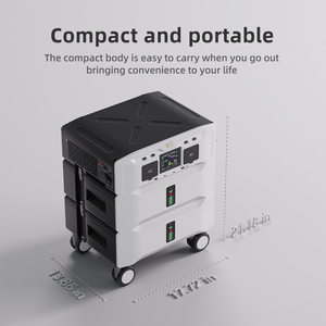 LiFePO4 Portable Power Station 5120Wh 5000W Output External Battery For Home Office Use - Product Image 6