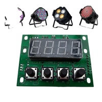 Carte mère Par Light 18/54/24 LED à quatre yeux, accessoire universel d'éclairage de scène, réparation de circuit imprimé 110V-220V IP Couleur