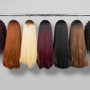 Promoción Letsfly 114$ al por mayor, peluca de cabello humano virgen 100% liso sedoso con cierre de encaje 5x5 2x6, densidad 250% - Product Image 1