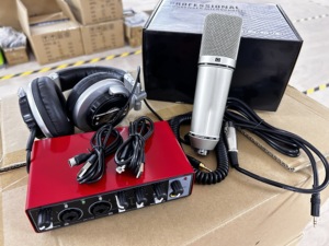 Interface Audio USB B-MD22P Professionnelle 2 Entrées 2 Sorties <span class=keywords><strong>Carte</strong></span> <span class=keywords><strong>Son</strong></span> d'Enregistrement <span class=keywords><strong>Studio</strong></span> pour Guitare - Product Image 6