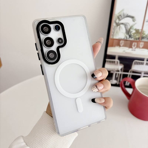 Custodia per telefono magnetica traslucida opaca di lusso per <span class=keywords><strong>Samsung</strong></span> S24 S25 Ultra S23 <span class=keywords><strong>Plus</strong></span> <span class=keywords><strong>Cover</strong></span> protettiva traslucida - Product Image 6