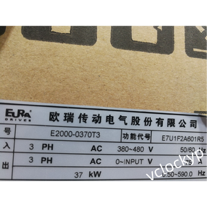 อินเวอร์เตอร์ EURA รุ่น E2000-0370T3 F2Y 380V/37KW มือสอง 1 ชิ้น - Product Image 3