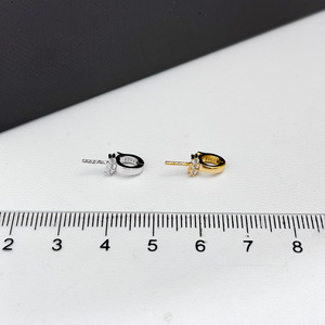 Colgante de Plata S925 con Cuentas Redondas de 9-13 mm, Accesorios de Perlas para DIY, Colgante de Collar con Hebilla Vacía 31156 - Product Image 4