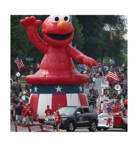 บอลลูนขบวนพาเหรดตัวการ์ตูน <span class=keywords><strong>Elmo</strong></span> เป่าลมแบบกำหนดเองสำหรับขาย - Product Image 3