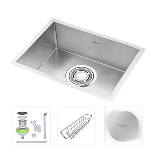 [CALMFORTE] Fregadero Premium CALMFORTE 630 Hecho a Mano con Acero Inoxidable Antiarañazos y Revestimiento Antibacteriano de Larga Duración - Product Image 2