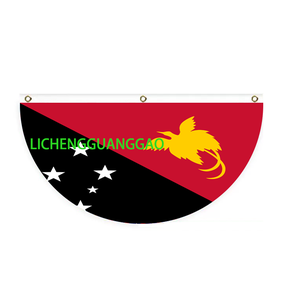 Drapeau <span class=keywords><strong>Norvège</strong></span> en forme d'éventail, design personnalisé, drapeau en forme d'éventail, drapeau de jardin, drapeau d'extérieur, drapeau de cour - Product Image 3