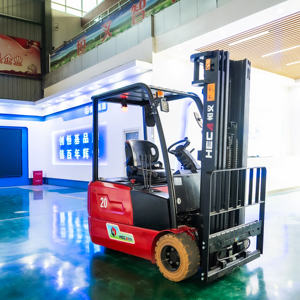 Carretilla elevadora eléctrica de 3 ruedas marca OEM Shantui, camión de rueda de tres puntos con batería de litio 1,6 T 1,8 T 2T Triplex Mast 4,5 m 5M 6m Reach - Product Image 4