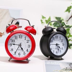 Reloj Despertador Metálico de 4 Pulgadas con Gran Volumen de Sonido, Luz Nocturna Personalizada y Diseño Simple para Mesa de Noche - Product Image 3