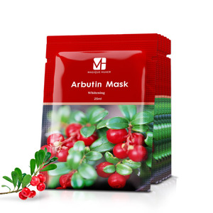 In Stock Organic Skin Care Sleeping Sheet Mask Arbutin Brightening Glowing Fruit Facial Mask - Product Image 2