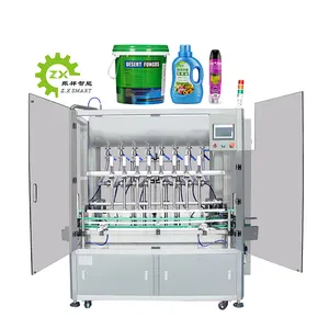 ZXSMART Multi-head Big Volume Bottle Cleaning Agent Detergent Liquid Fertilizers Filling Machine