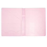 Portafolio de Cuero PU, Organizador de Documentos, Carpeta A4, Tarjetero, Documentos Legales, Carpeta para Entrevistas, Bloc de Notas Tamaño Carta Incluido